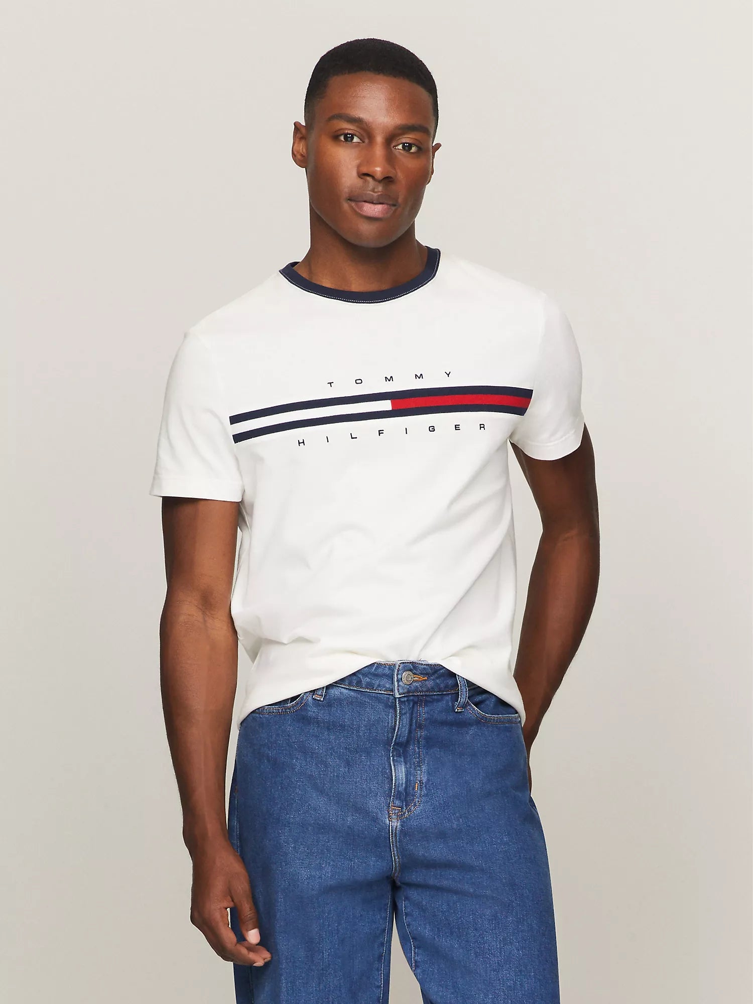 Embroidered Flag Tee