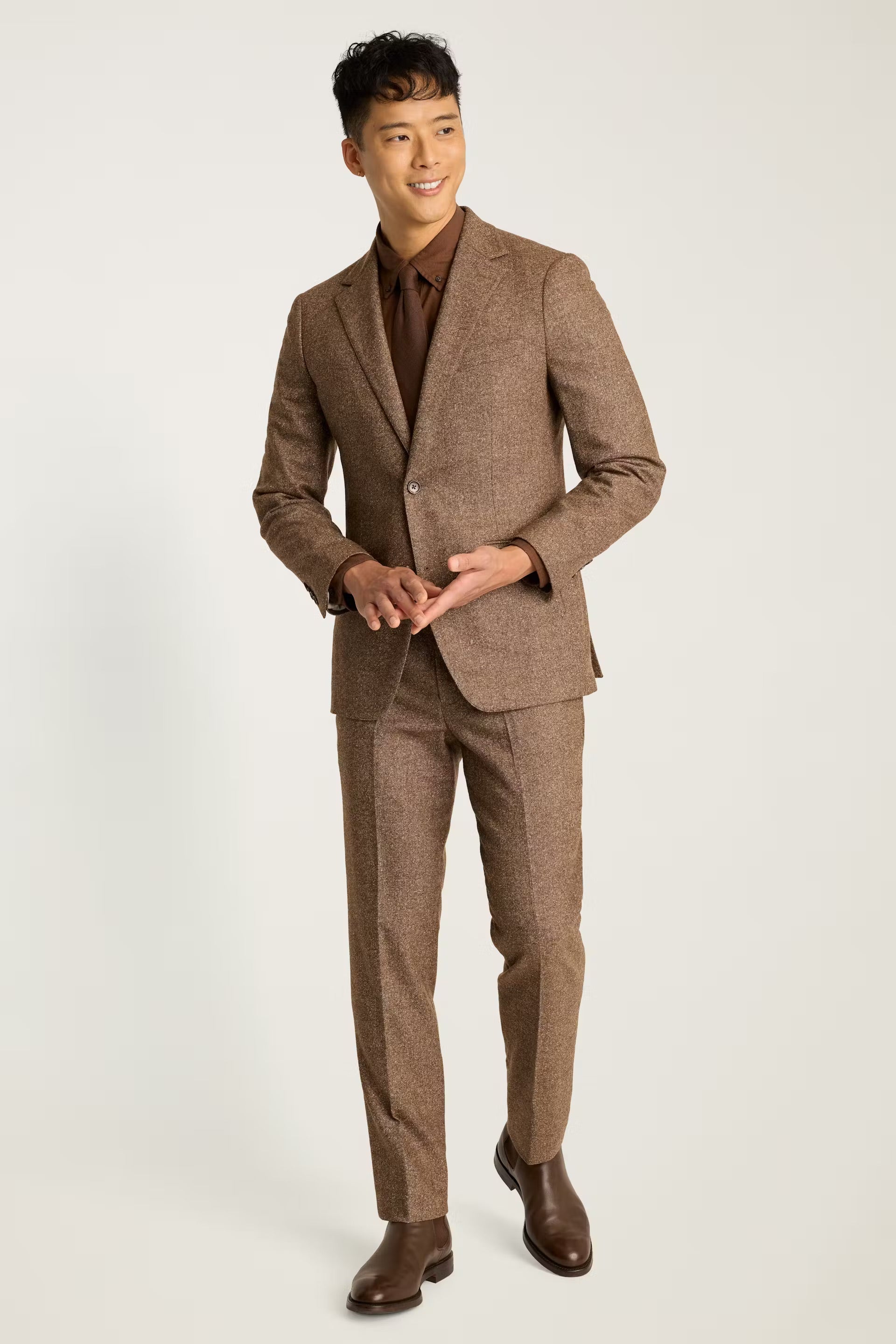 Wool Flannel Suit