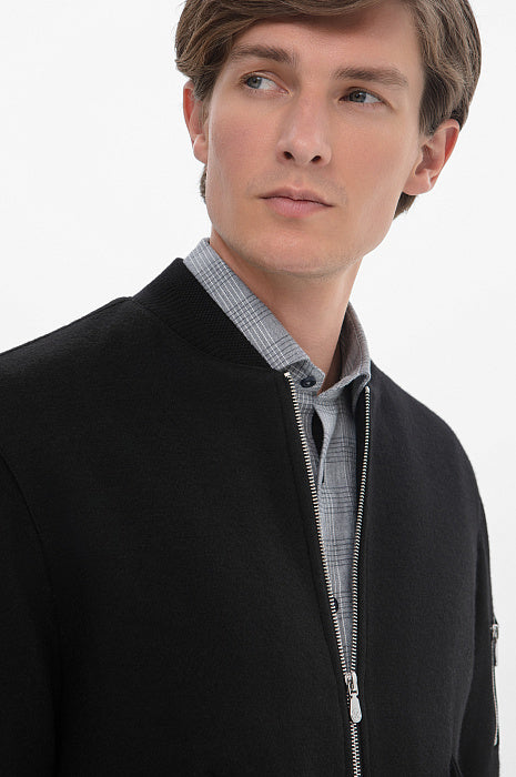 Wool Bomber Jacket