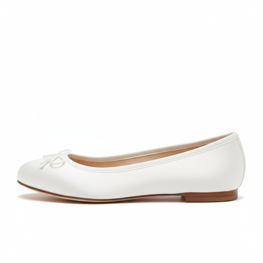 Ballet Flats - White