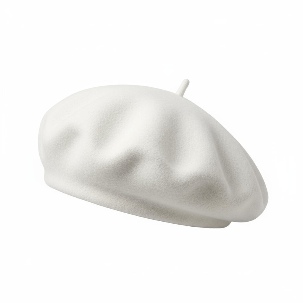 Beret Cap - White