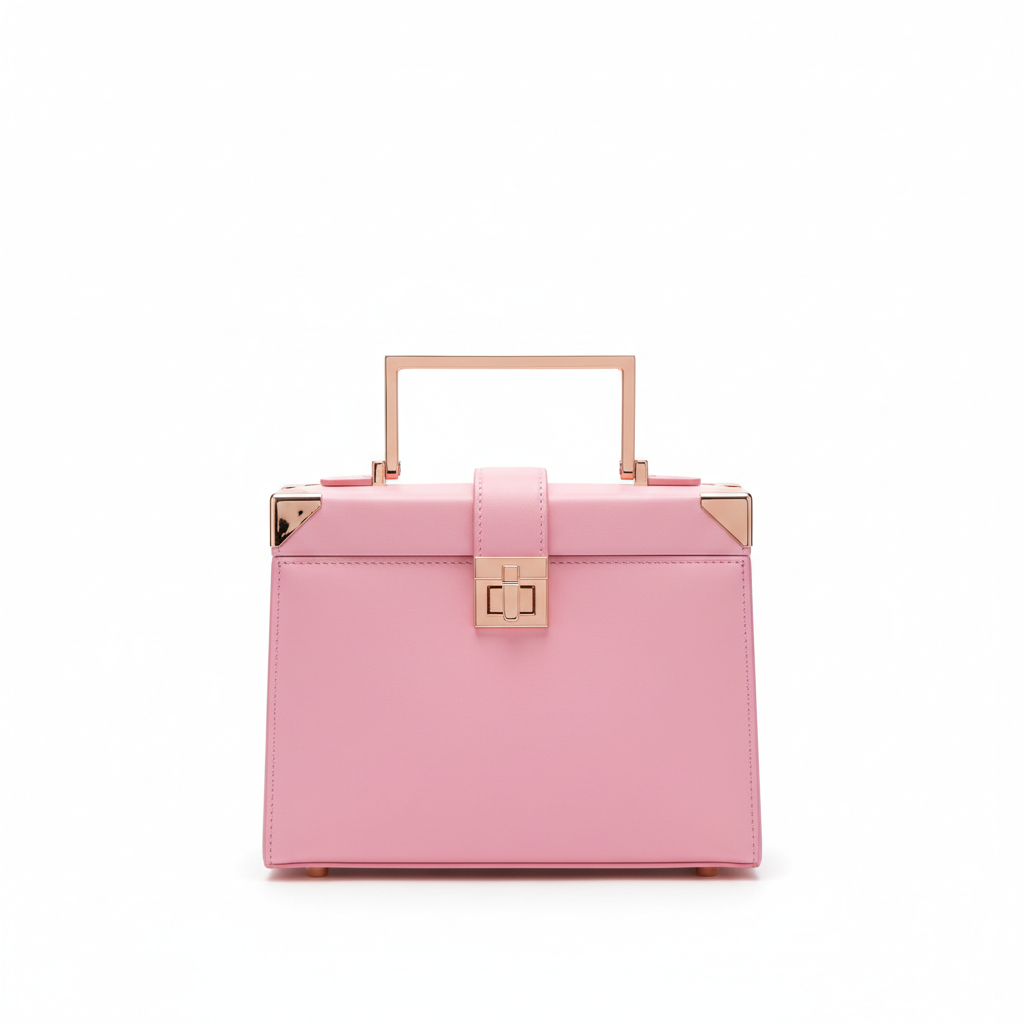 Box Structured Bag - Pink