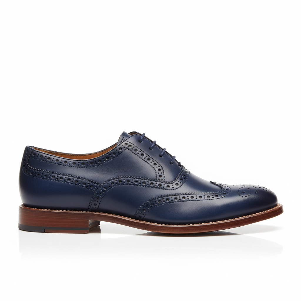 Brogue Wingtips - Blue