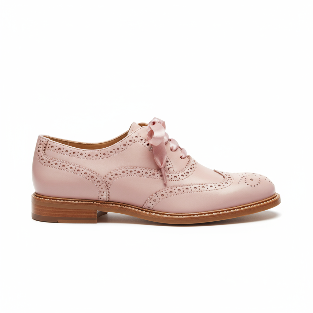 Brogue Wingtips - Pink