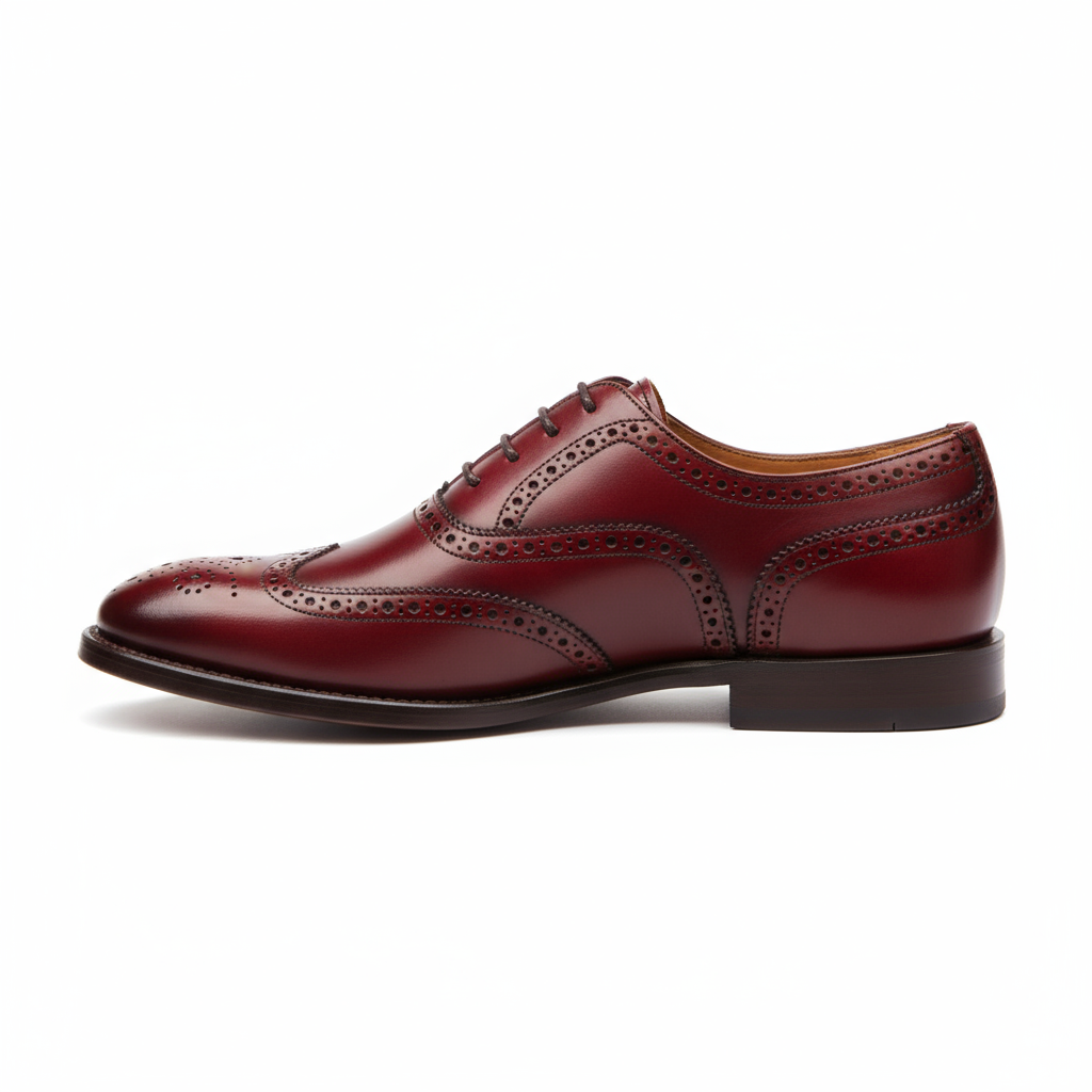 Brogue Wingtips - Red