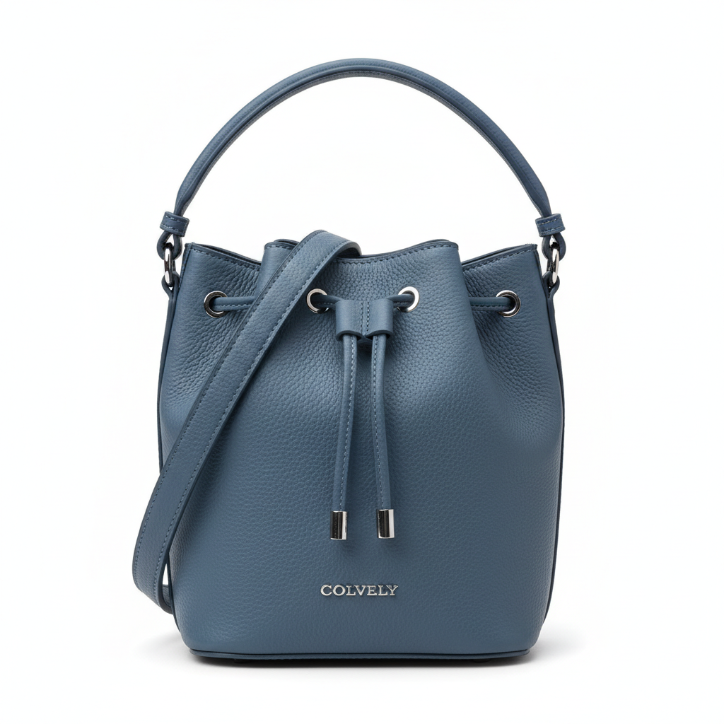 Bucket Shoulder Bag - Blue