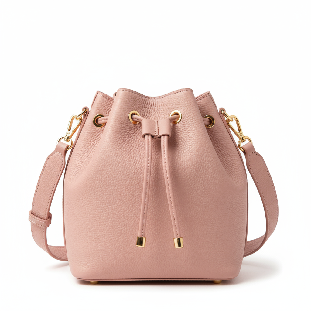 Bucket Shoulder Bag - Pink