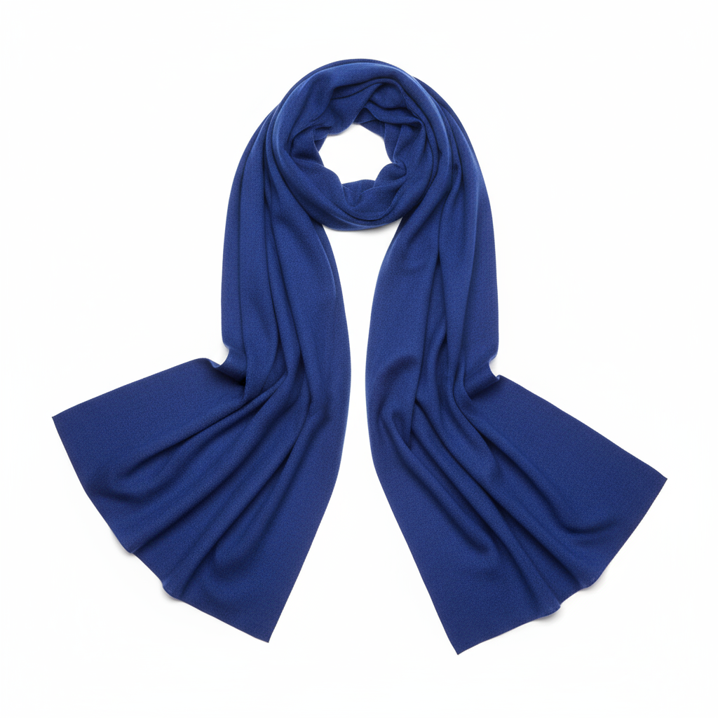 Cashmere Wrap Scarf - Blue