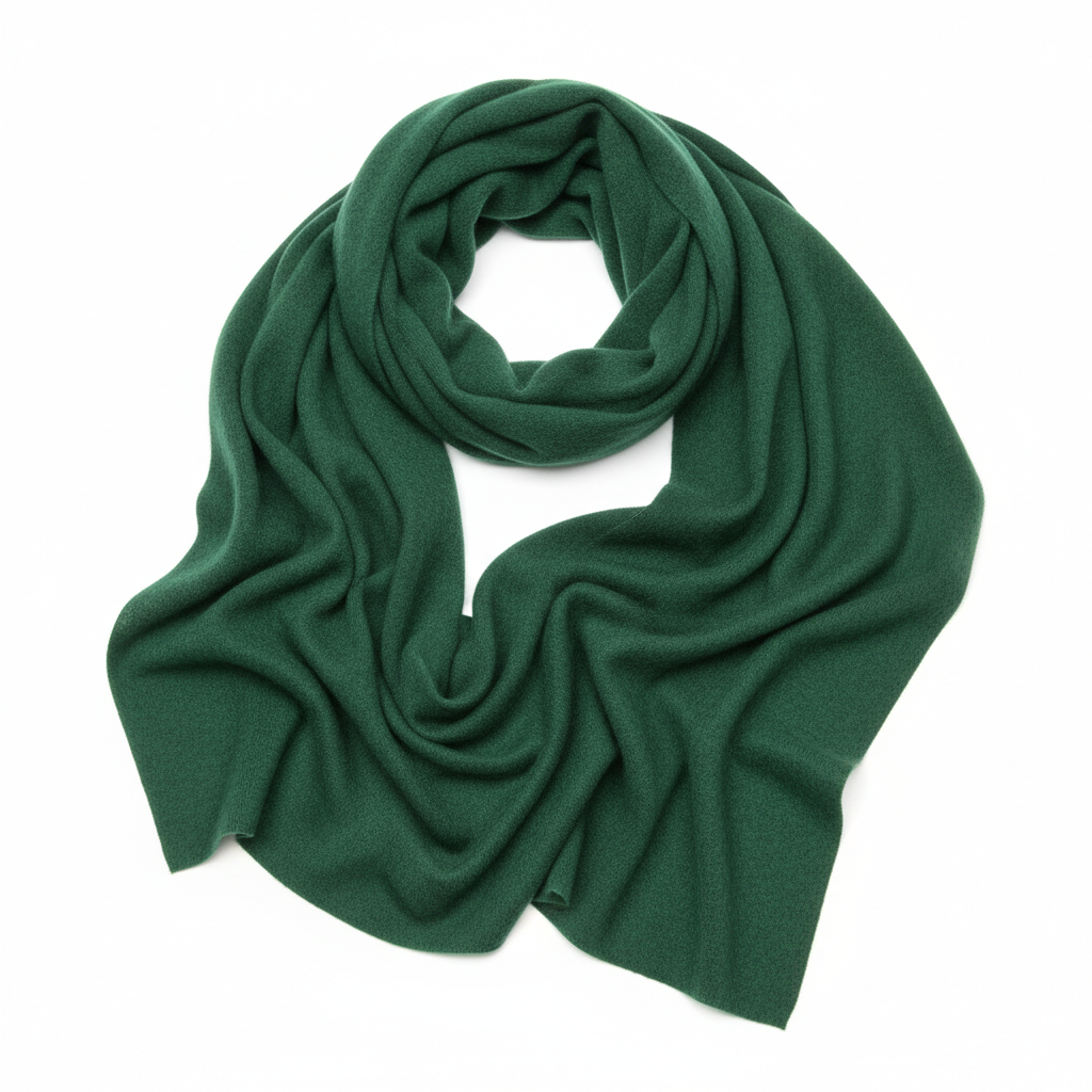 Cashmere Wrap Scarf - Green
