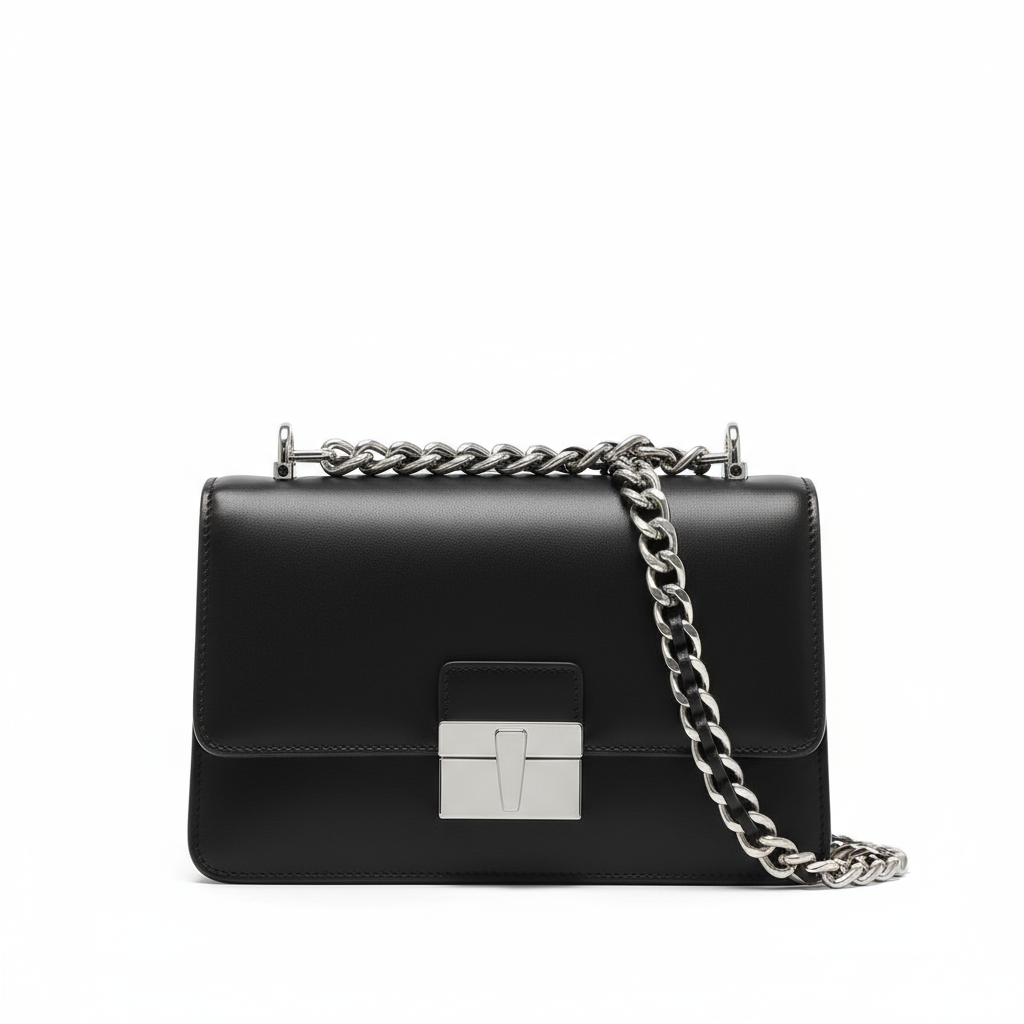 Chain Strap Bag - Black