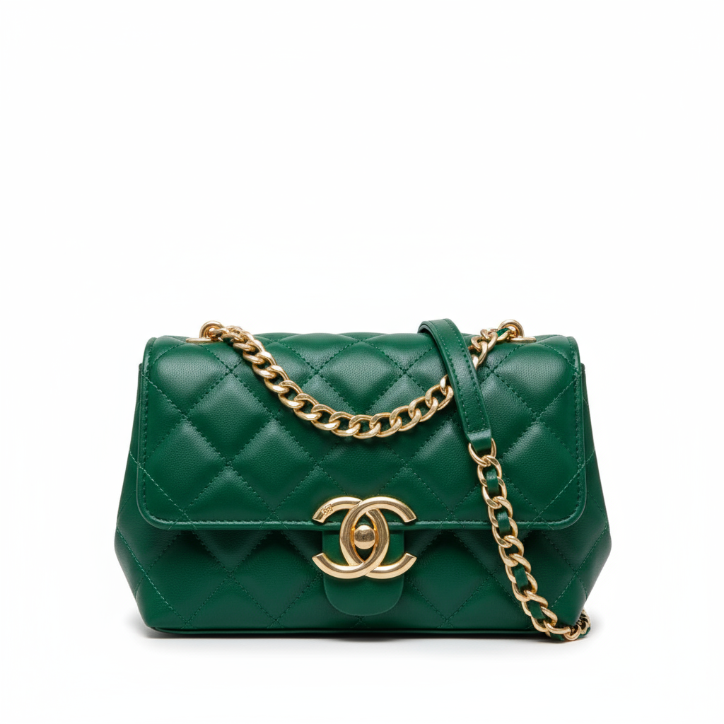 Chain Strap Bag - Green