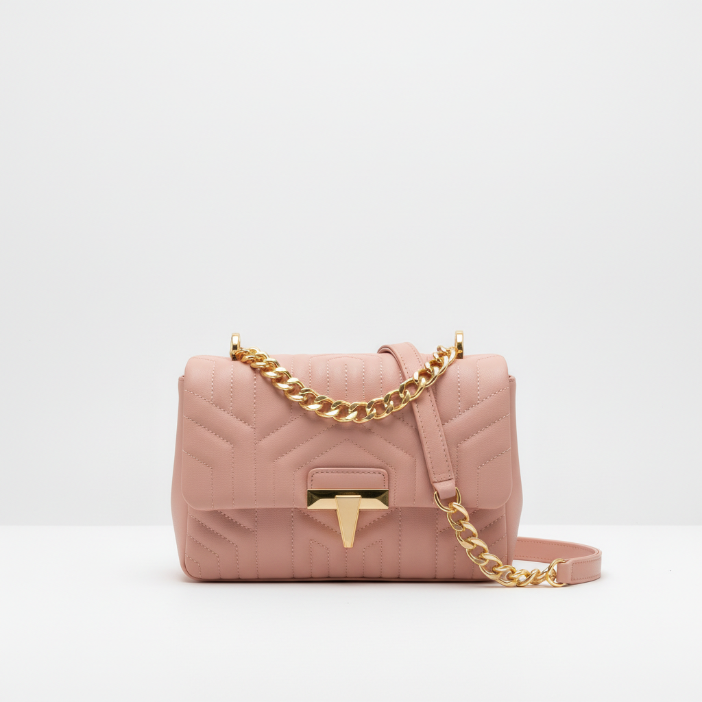 Chain Strap Bag - Pink