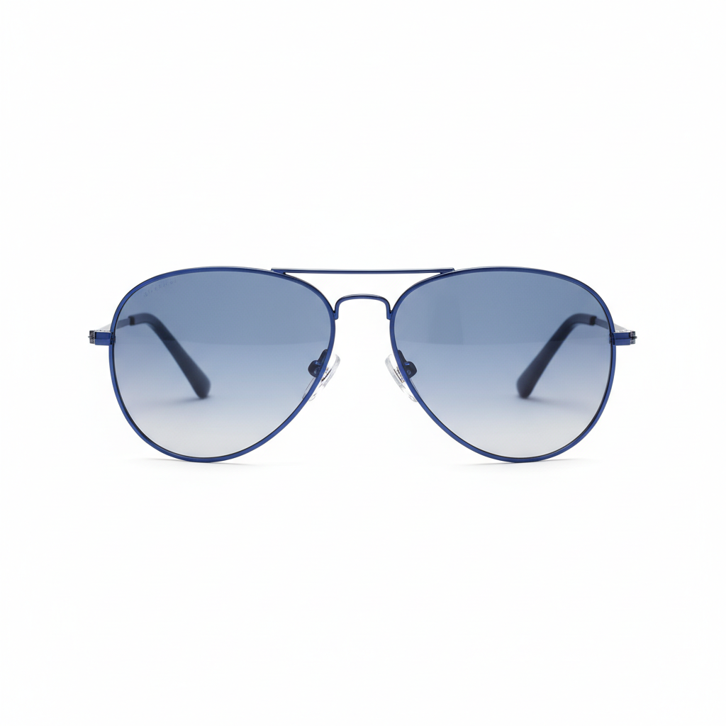 Classic Aviator Glasses - Blue