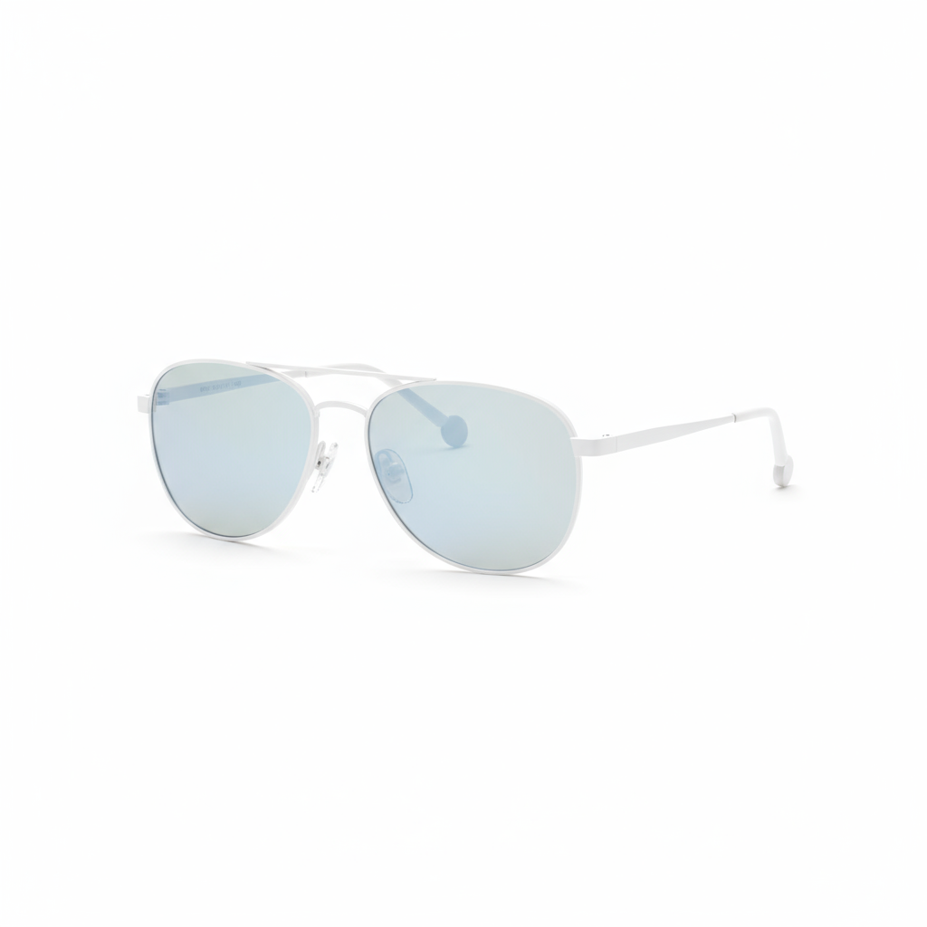 Classic Aviator Glasses - White