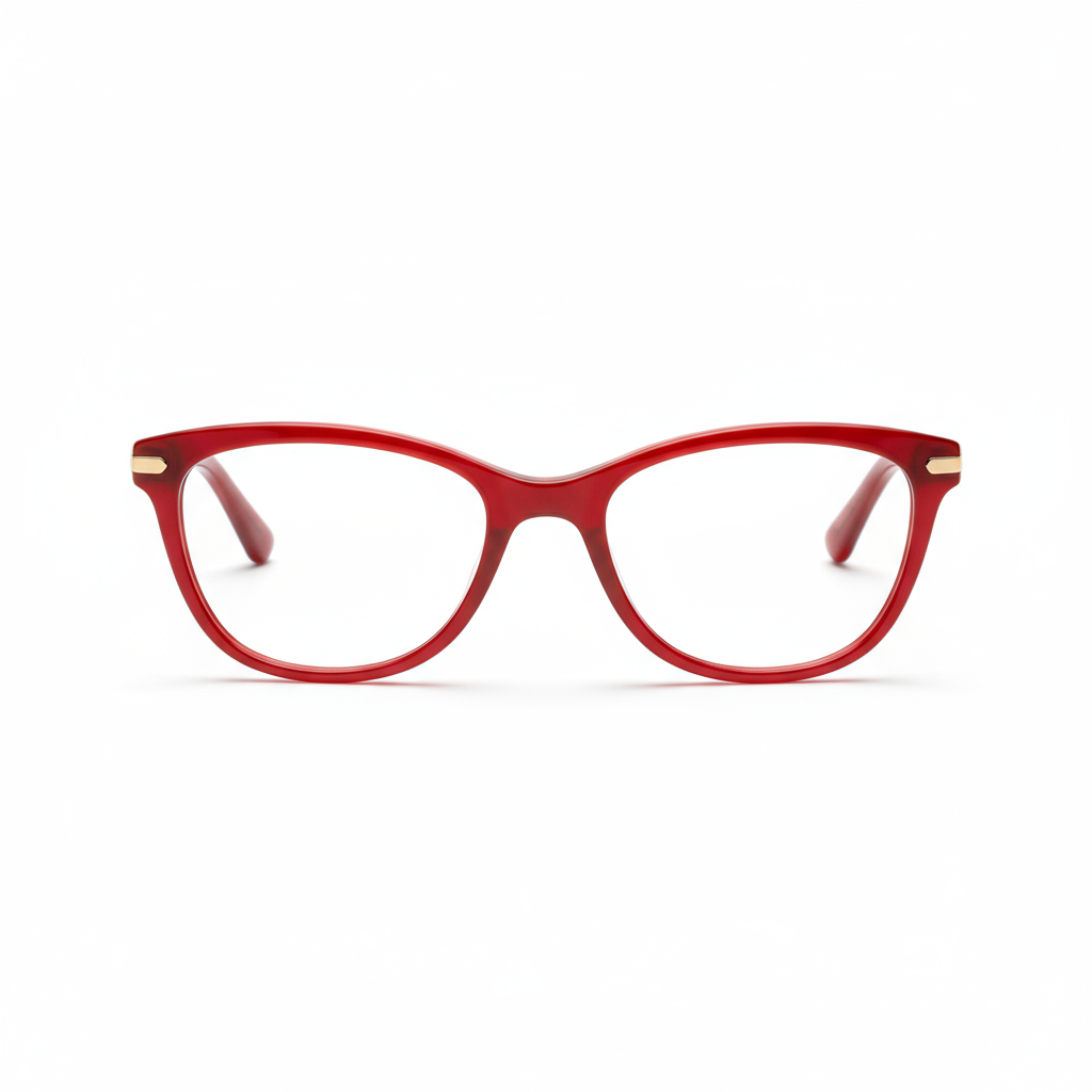 Classic Glasses - Red