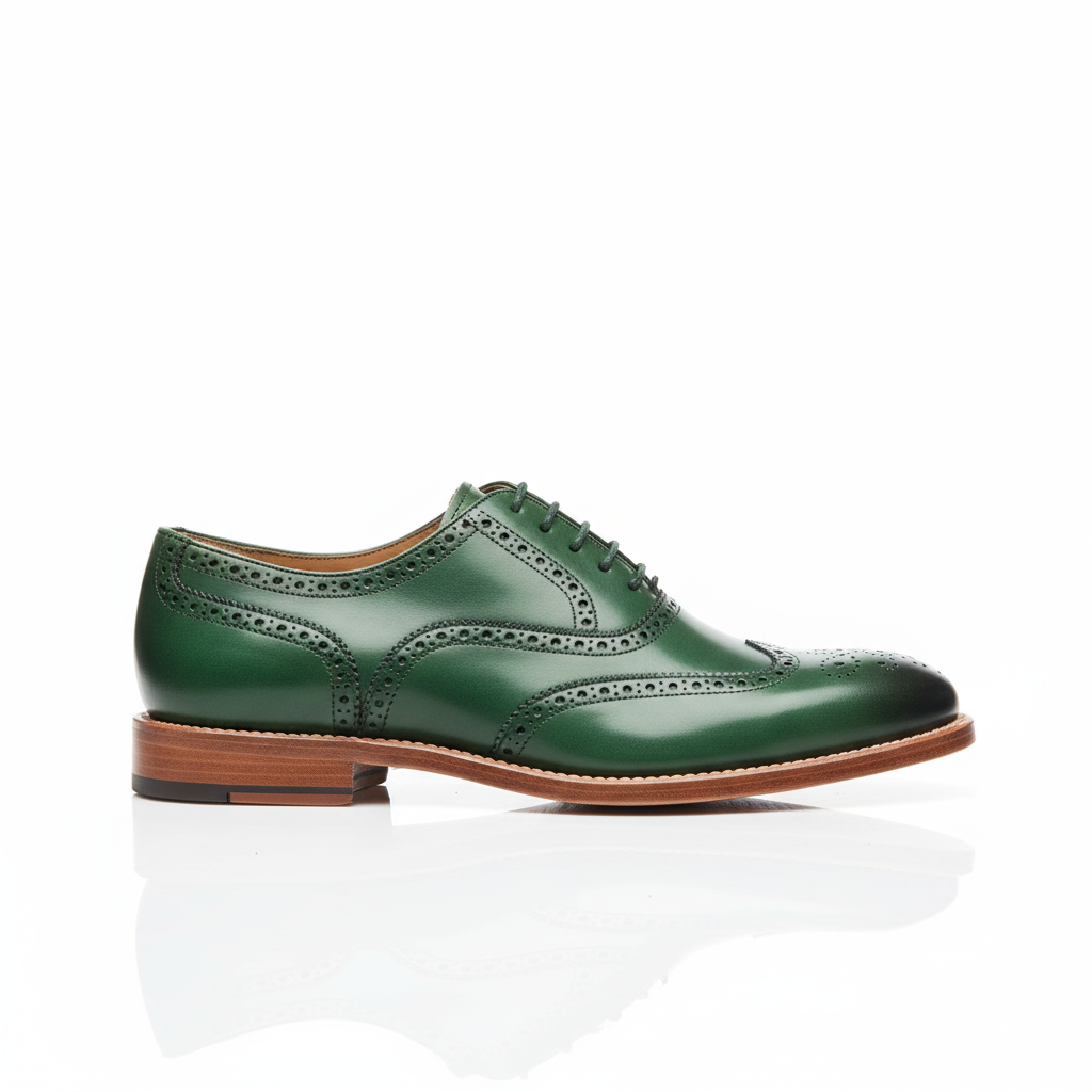 Classic Oxford Shoes - Green