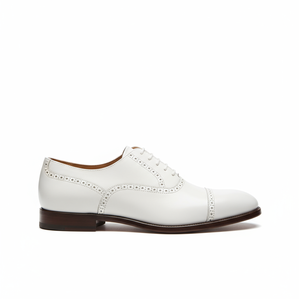 Classic Oxford Shoes - White