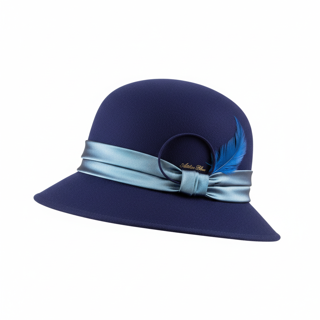 Cloche Hat - Blue