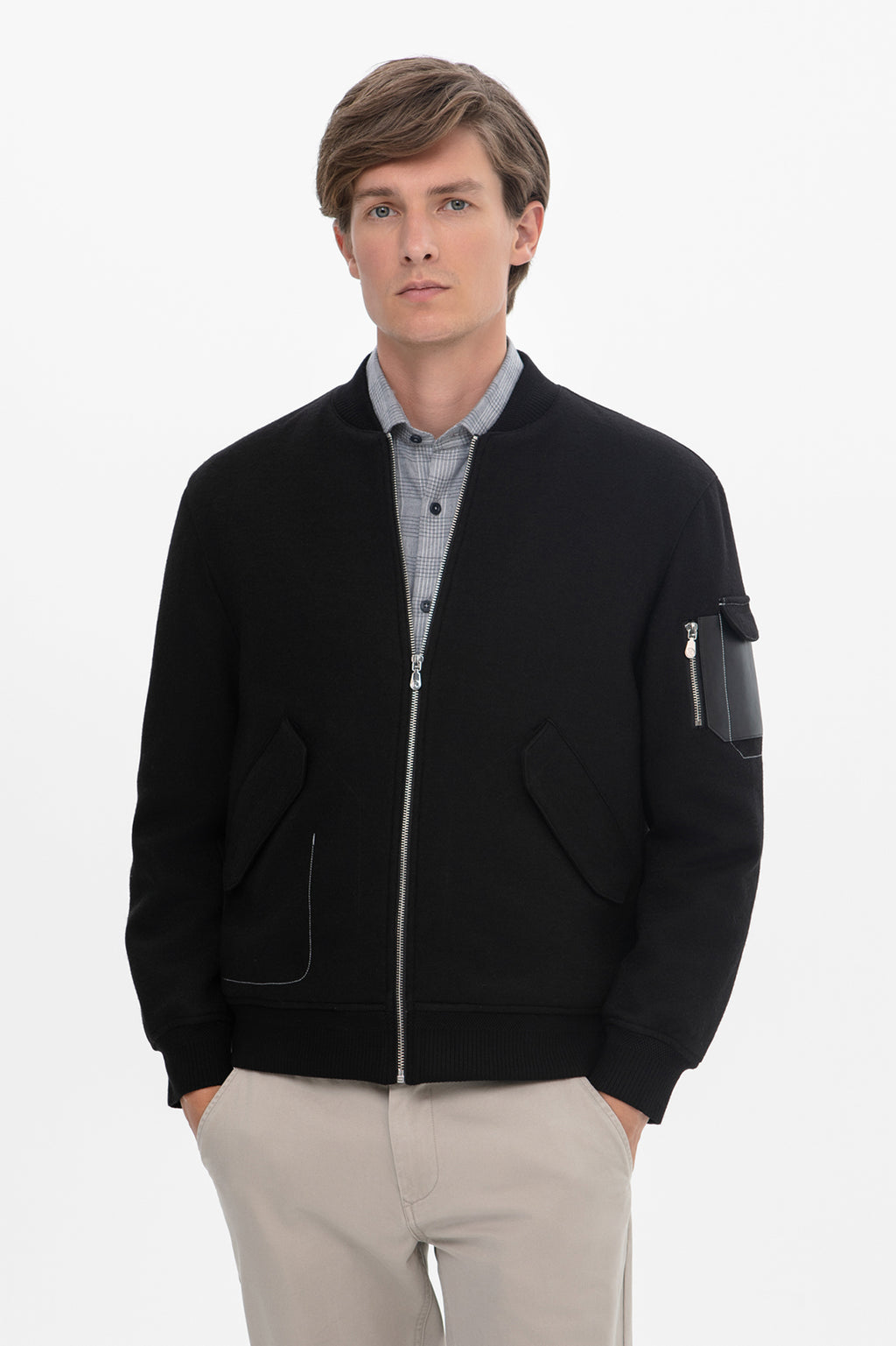 Wool Bomber Jacket