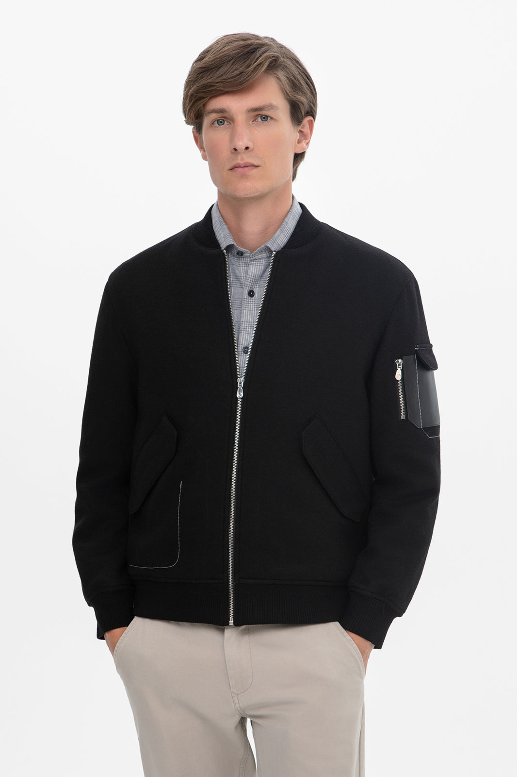 Wool Bomber Jacket
